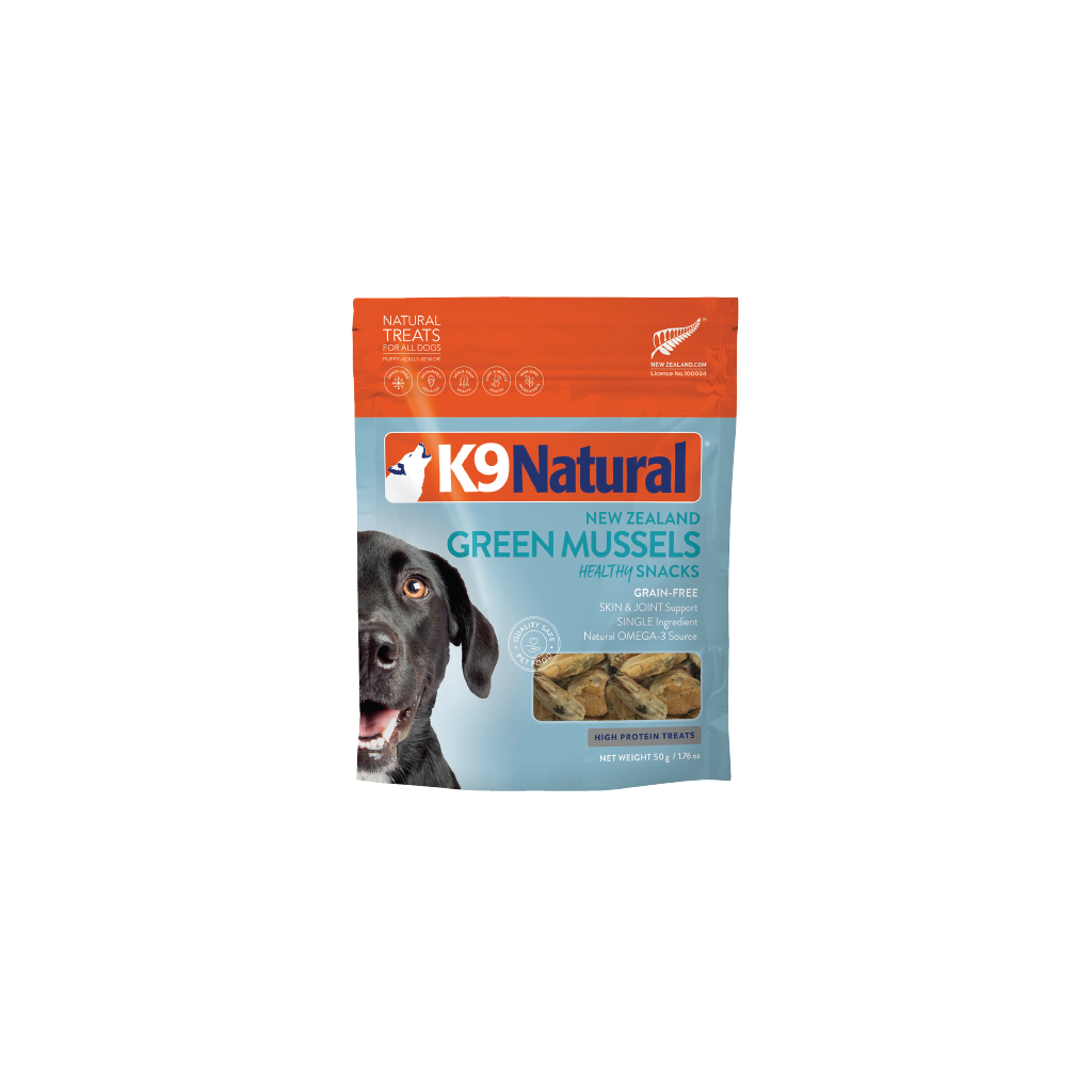 Green Mussels Healthy Snacks Dog Treats K9 Natural USA