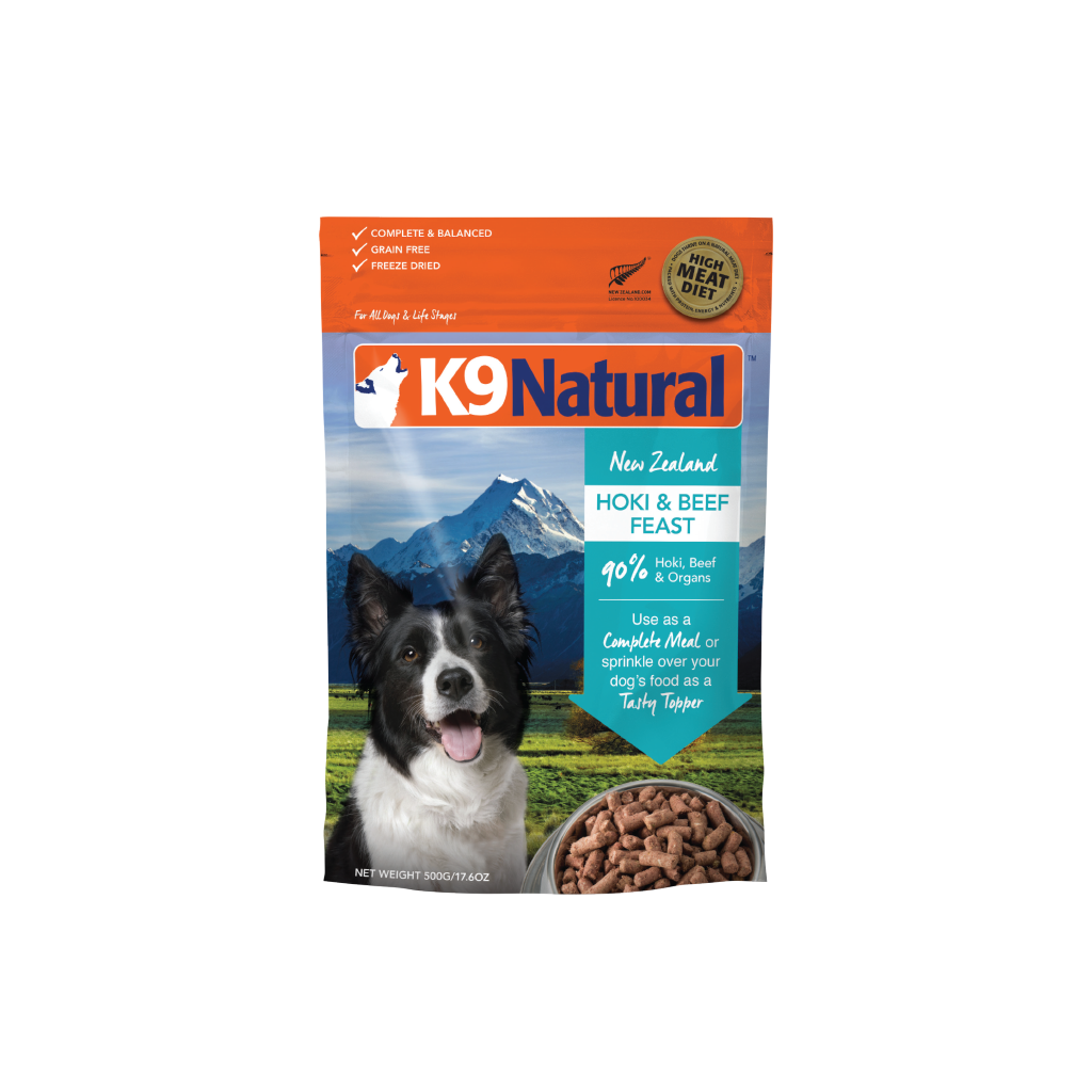 Hoki & Beef Feast Freeze-Dried Dog Food