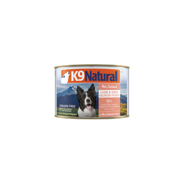 Lamb & King Salmon Feast Canned Dog Food – K9 Natural USA