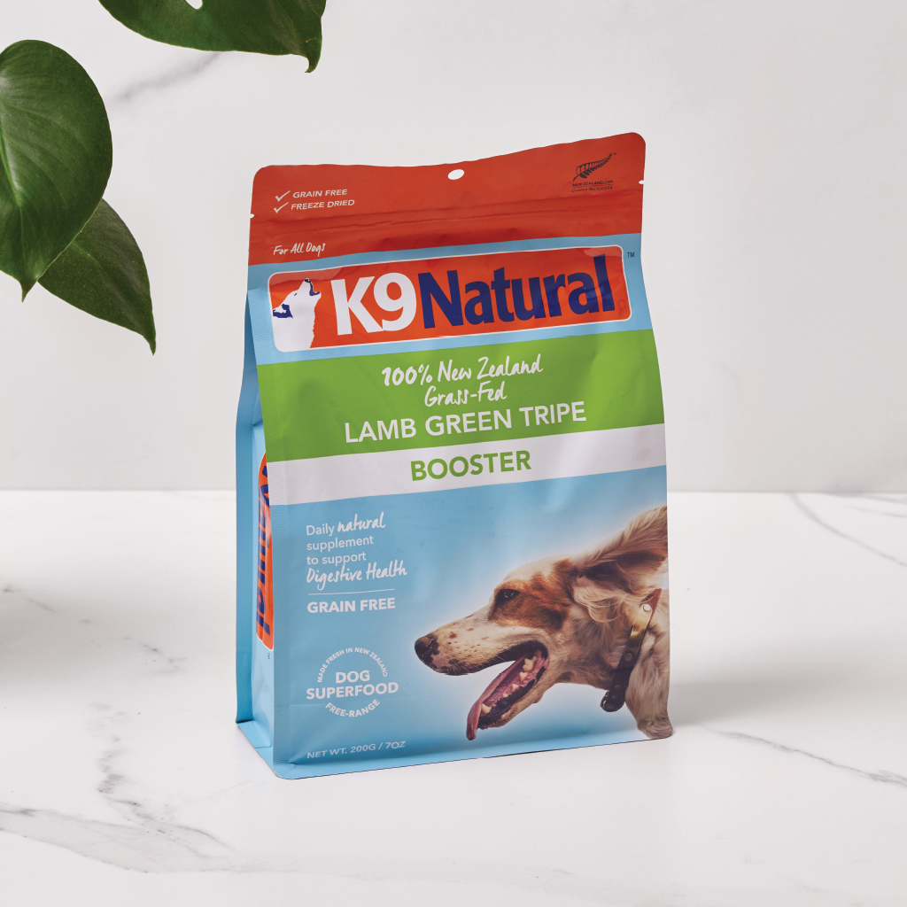 Lamb Green Tripe Freeze Dried Booster K9 Natural USA